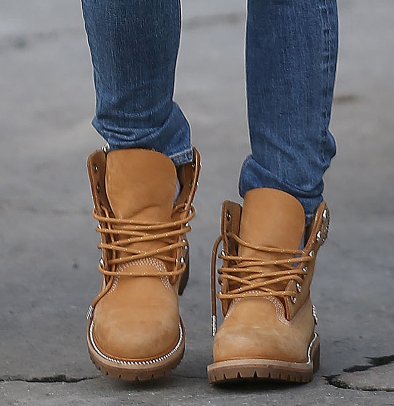 Jennifer Lopez throws it back to Jenny From the Block era with Timberland x Jimmy Choo boots