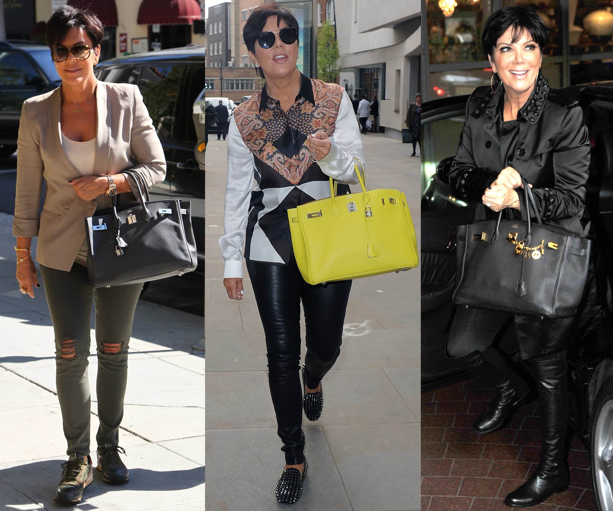 Kris Jenner owns a huge collection of luxurious Hermes bags