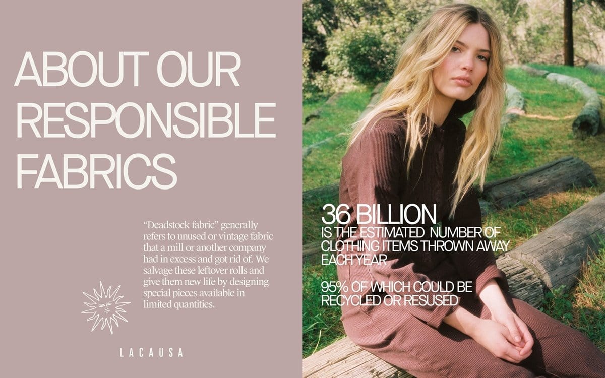 LACAUSA is committed to creating quality garments under ethical conditions in Los Angeles