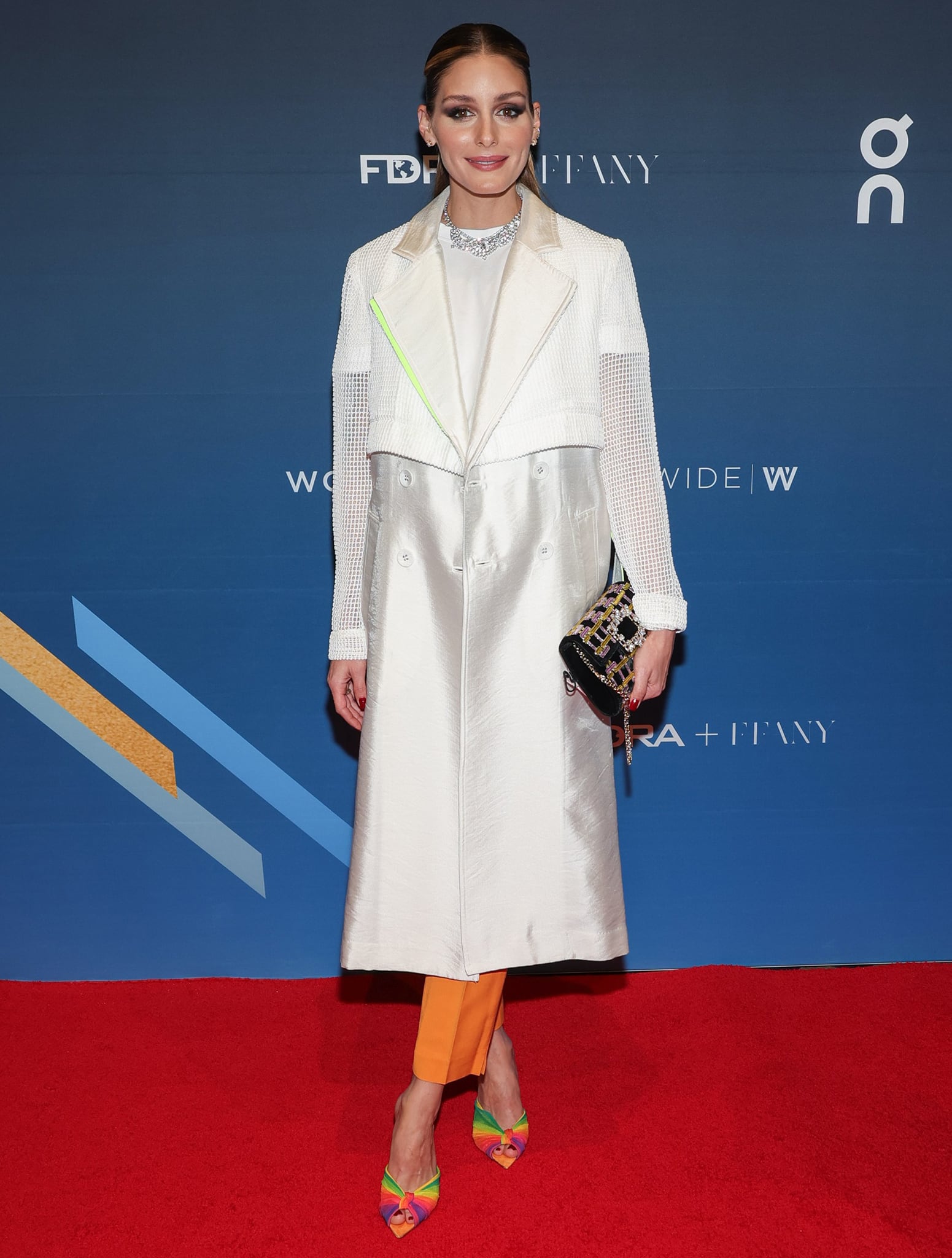 Olivia Palermo at the 35th Annual Footwear News Achievement Awards at Cipriani South Street on November 30, 2021