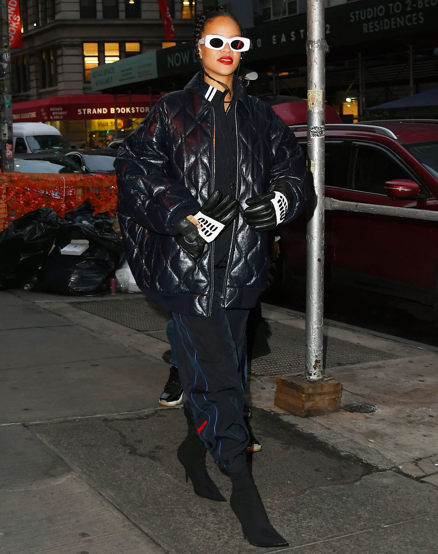 Rihanna heads to SoHo for some retail therapy on December 2, 2021