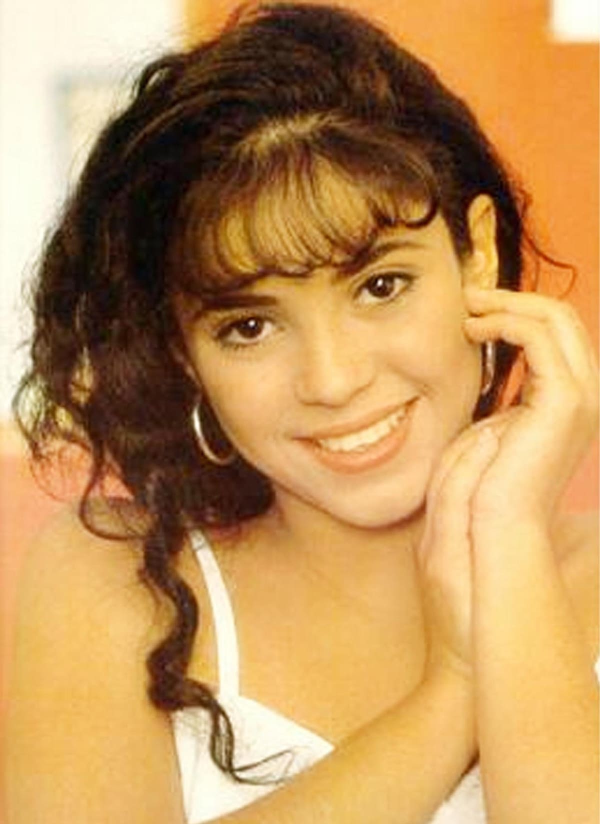 Shakira Isabel Mebarak Ripoll before she became famous, aged 15 years old