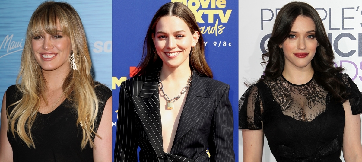 Hilary Duff, Victoria Pedretti, and Kat Dennings are often compared for their similar features, but each actress shines with her own unique style and individuality