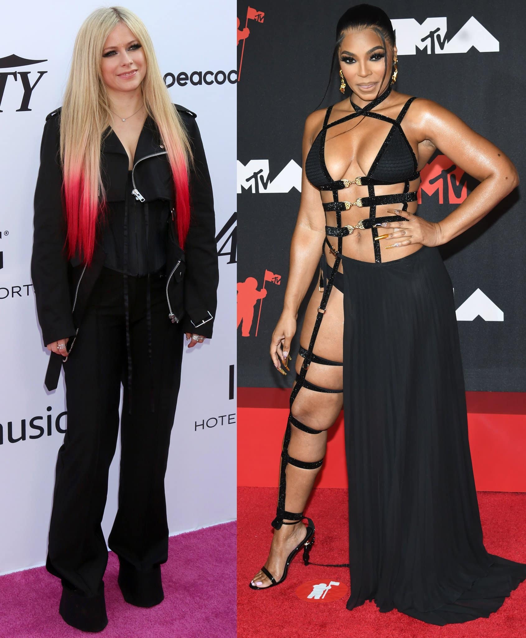 Aside from Ariana and Lady Gaga, Avril Lavigne and Ashanti are two other famous short singers
