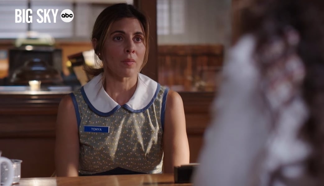 Known for her role as Meadow Soprano on the HBO series The Sopranos, Jamie-Lynn Sigler portrays Tonya in the American crime drama thriller Big Sky