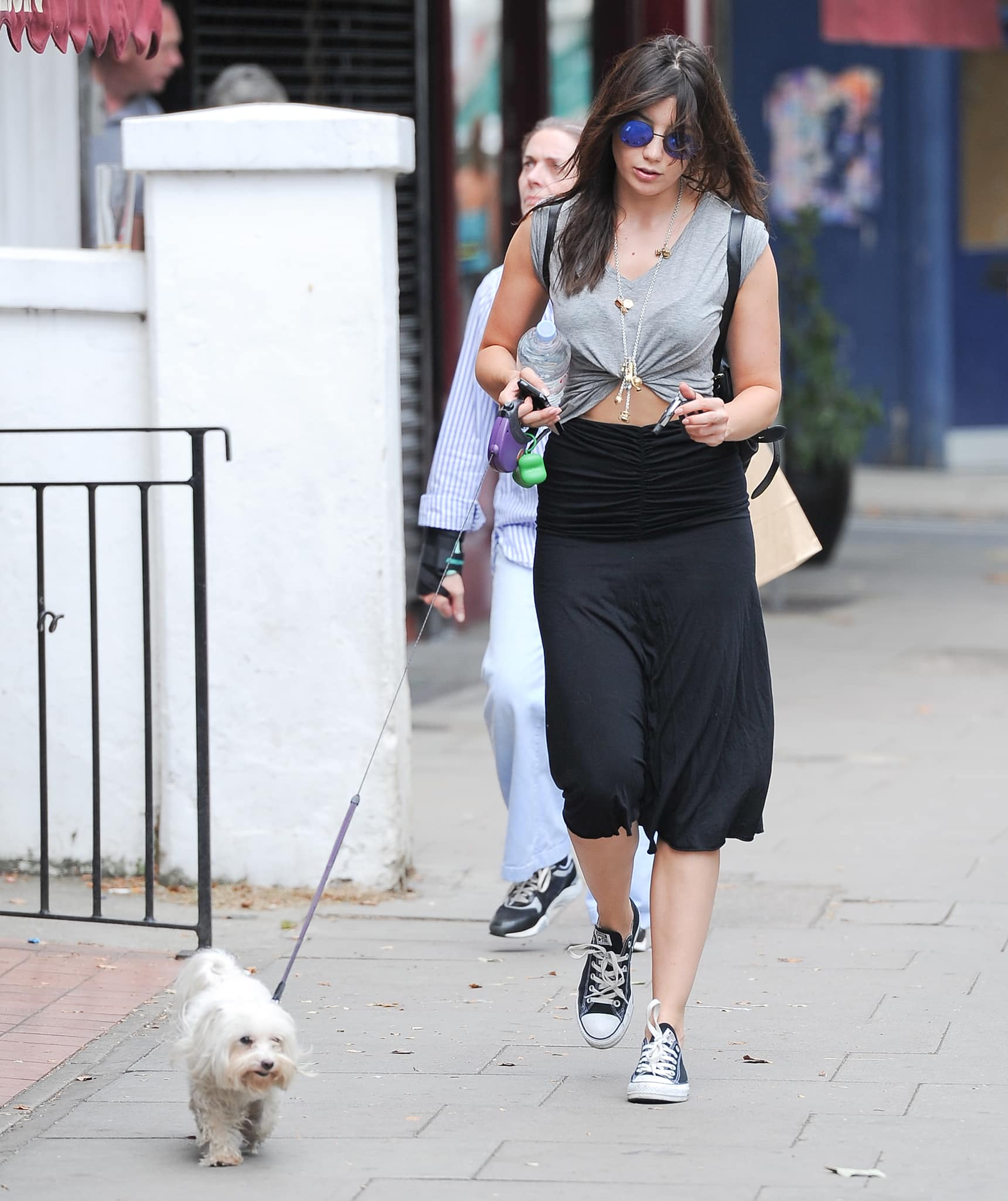 Daisy Lowe's dog is a Maltese Terrier that she adopted when she was still living in New York City