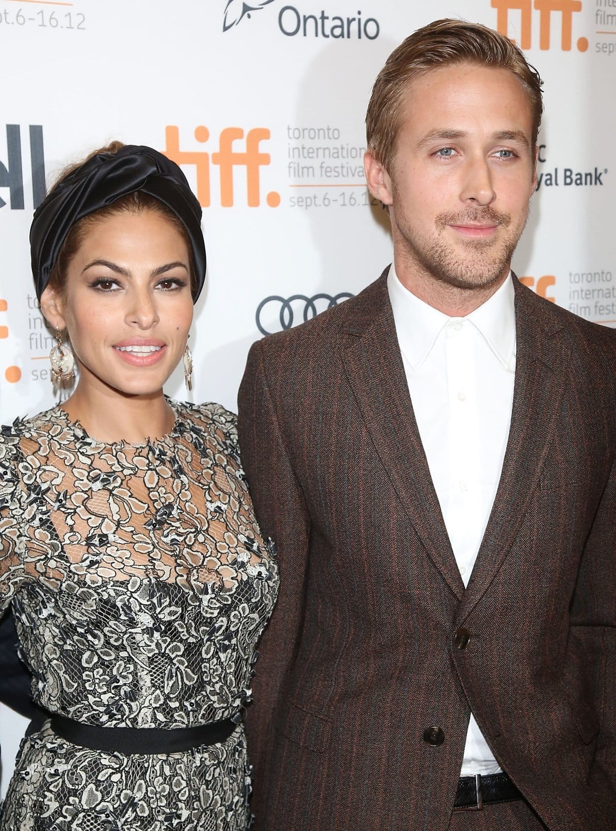 Eva Mendes is much shorter and almost 7 years older than her husband Ryan Gosling