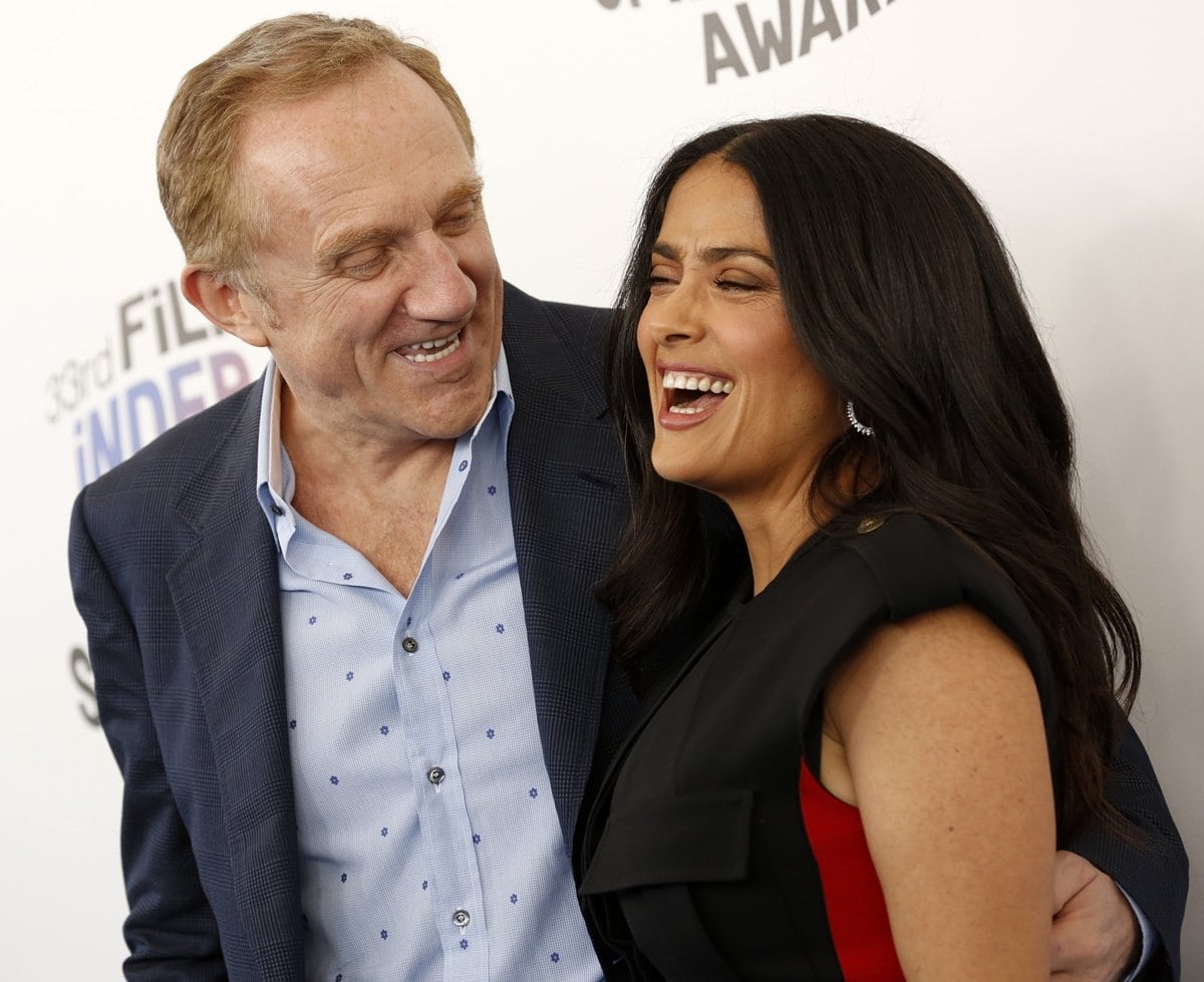 François-Henri Pinault met his shorter wife Salma Hayek in the spring of 2006 at a gala held at the Palazzo Grassi in Venice