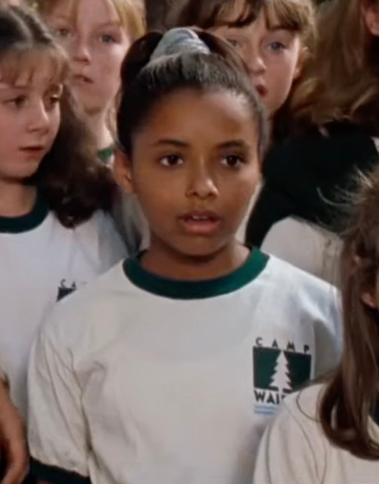 Kat Graham portrayed Jackie, a camper involved in Annie's scheme against Hallie, in The Parent Trap (1998)
