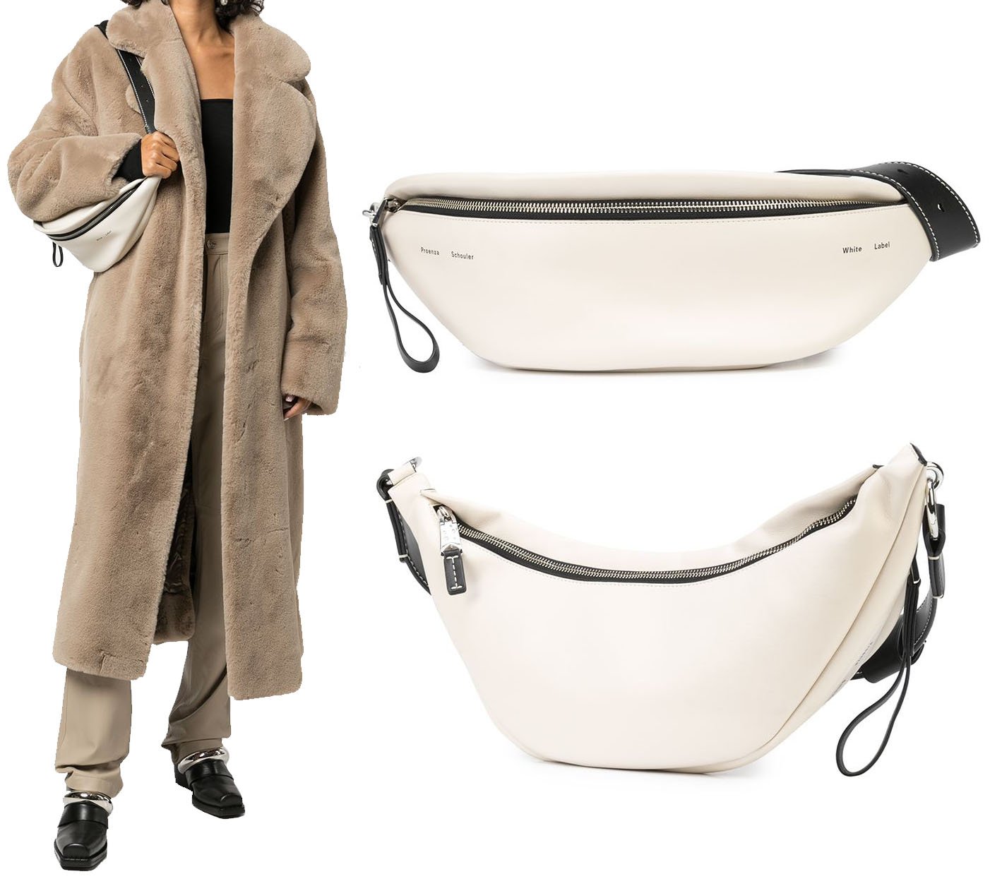 The Stanton leather sling bag from Proenza Schouler White Label can help elevate your look