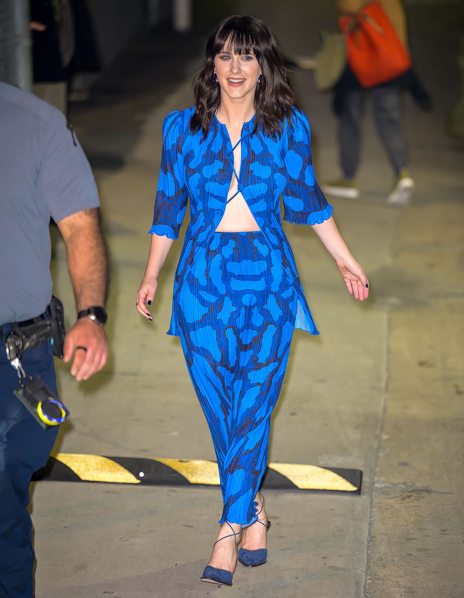 Mrs. Maisel Rachel Brosnahan Flashes Boobs in Altuzarra Plissé Top and ...