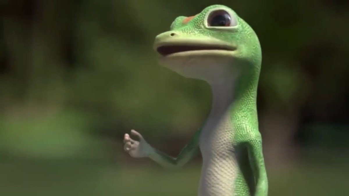 The GEICO Gecko has been interviewed by Chelsea Clinton and is one of the most recognizable corporate mascots