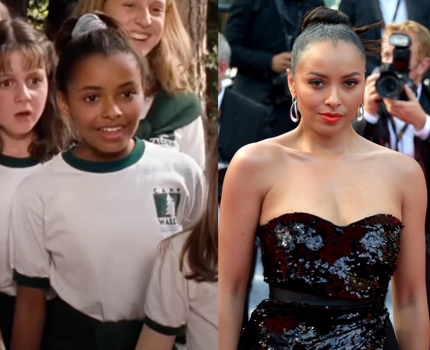 The Parent Trap, starring Lindsay Lohan, was Kat Graham's first-ever movie appearance