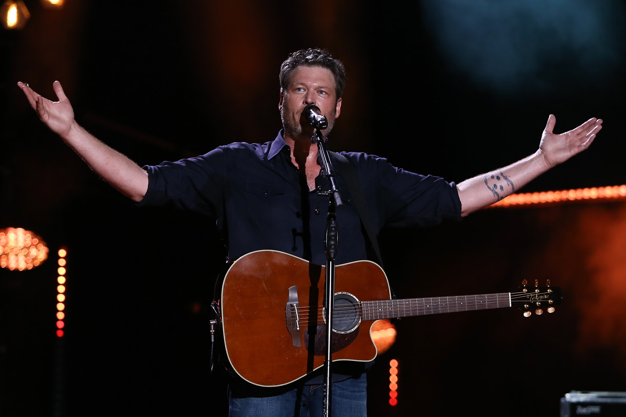 While he has not won a Grammy, Blake Shelton has charted 40 singles, including 28 number ones, and has been a coach on The Voice since it premiered in 2011