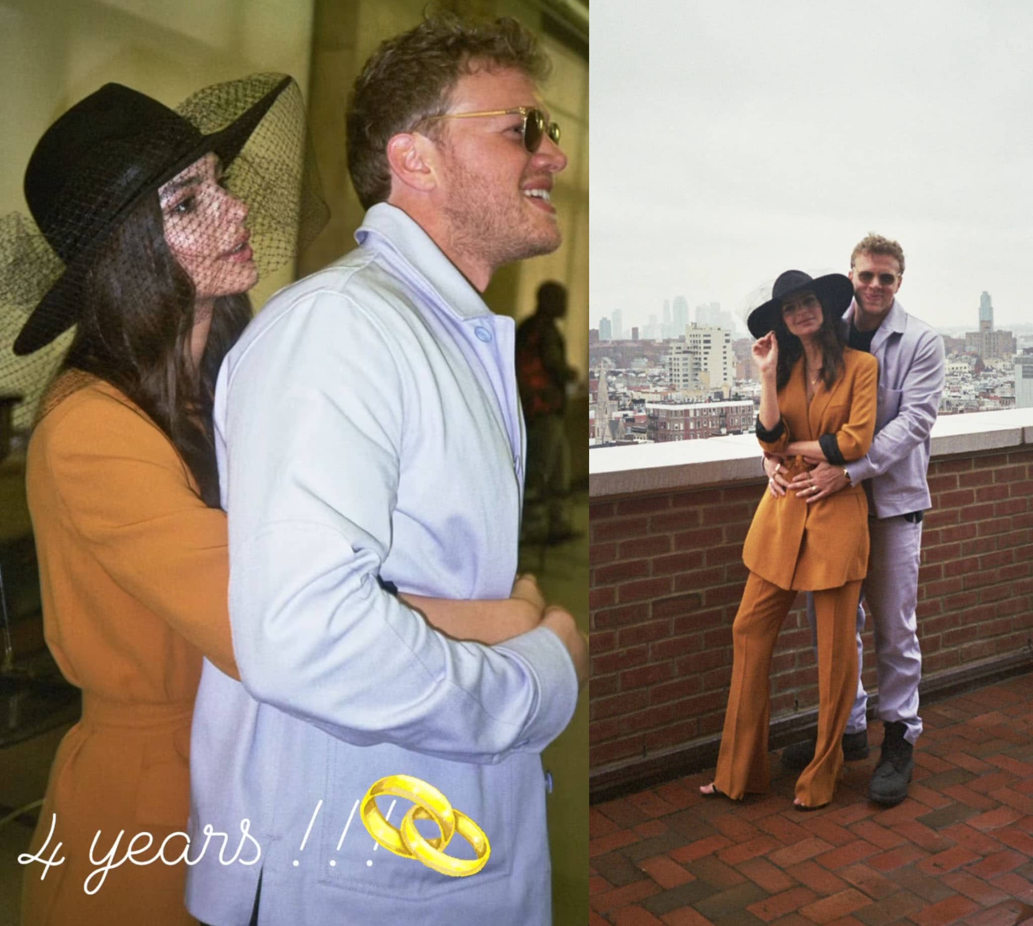 Emily Ratajkowski and husband Sebastian Bear-McClard celebrate fourth wedding anniversary on February 23, 2022