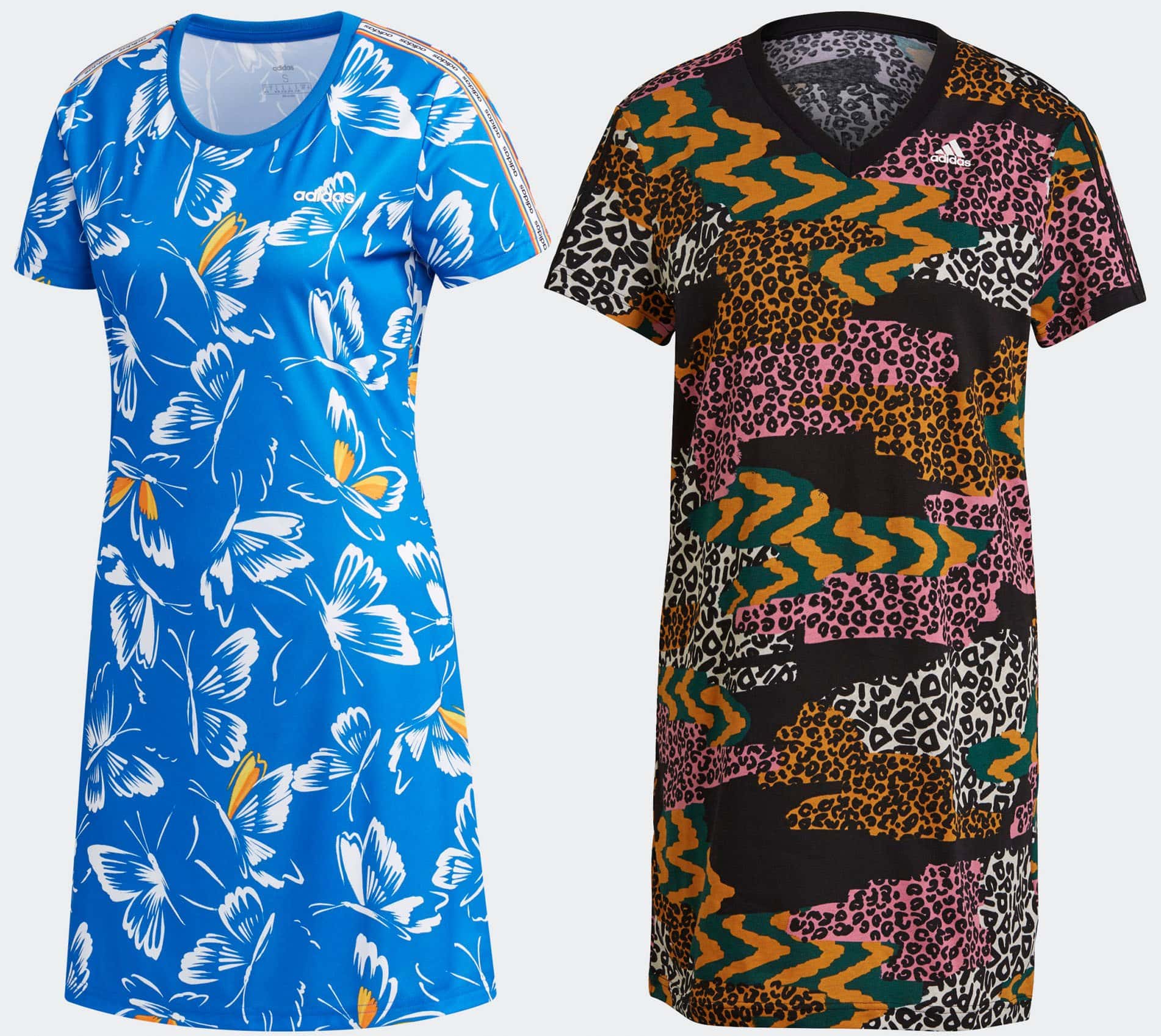 Farm Rio has a long-term collaboration with sportswear giant Adidas, offering statement dresses, pants, jackets, and more