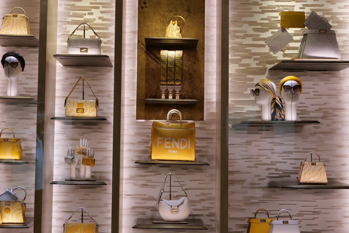Fendi is famous for classic bags such as Peekaboo, Mon Tresor, and Baguette