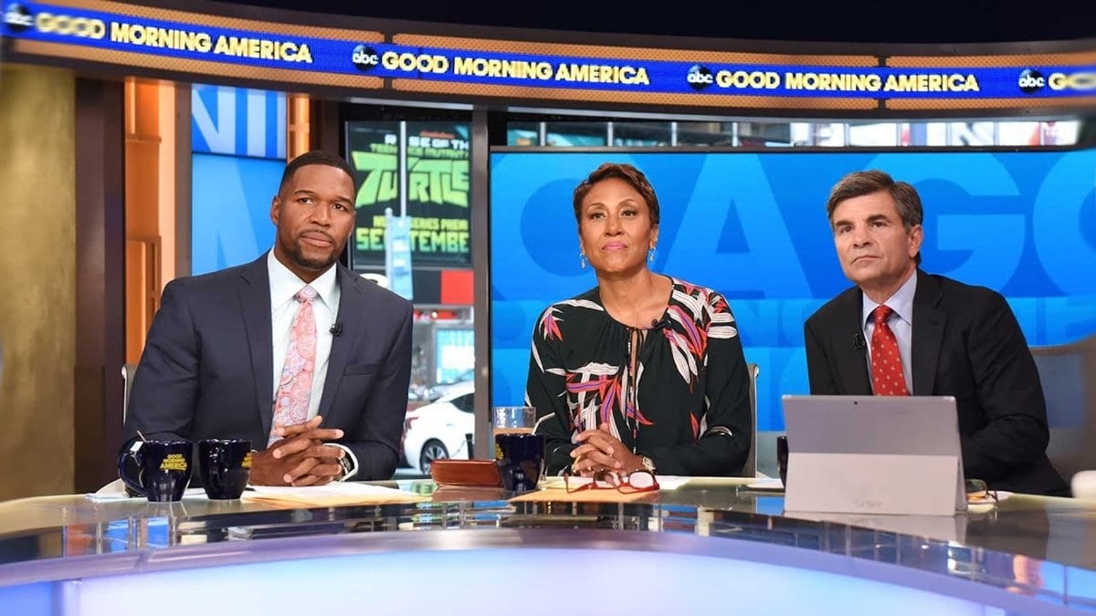 George Stephanopoulos, an esteemed journalist and former political advisor, co-anchors Good Morning America alongside Robin Roberts and Michael Strahan, forming a dynamic and engaging team that delivers the latest news, interviews, and captivating stories to viewers each morning