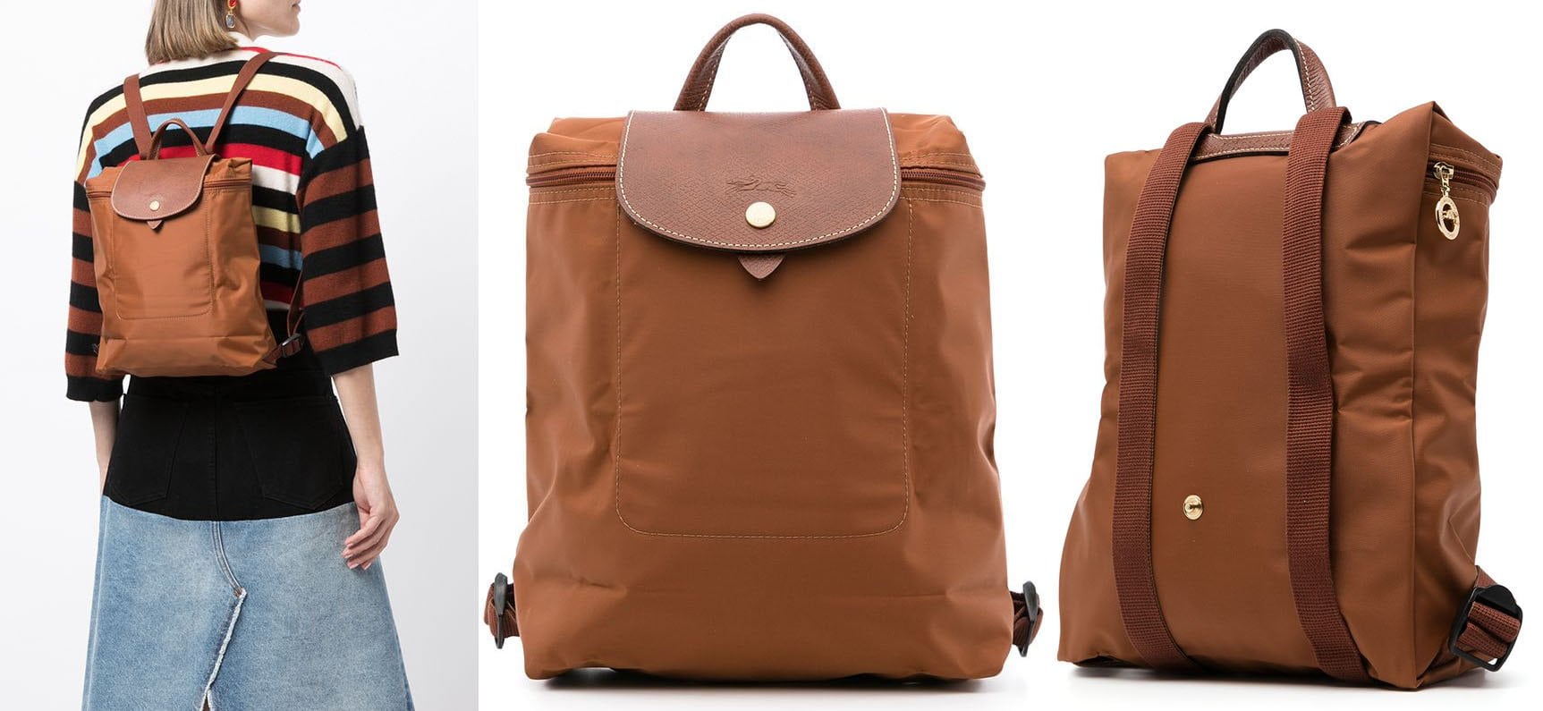 Affordable and fuss-free, Longchamp's iconic Le Pliage backpack is designed to fold easily into your suitcase while traveling
