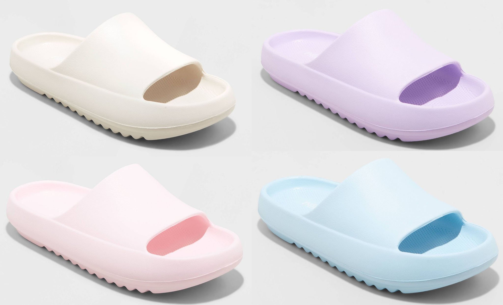 Target's Mad Love "Star" slides are available in a variety of pastel colors