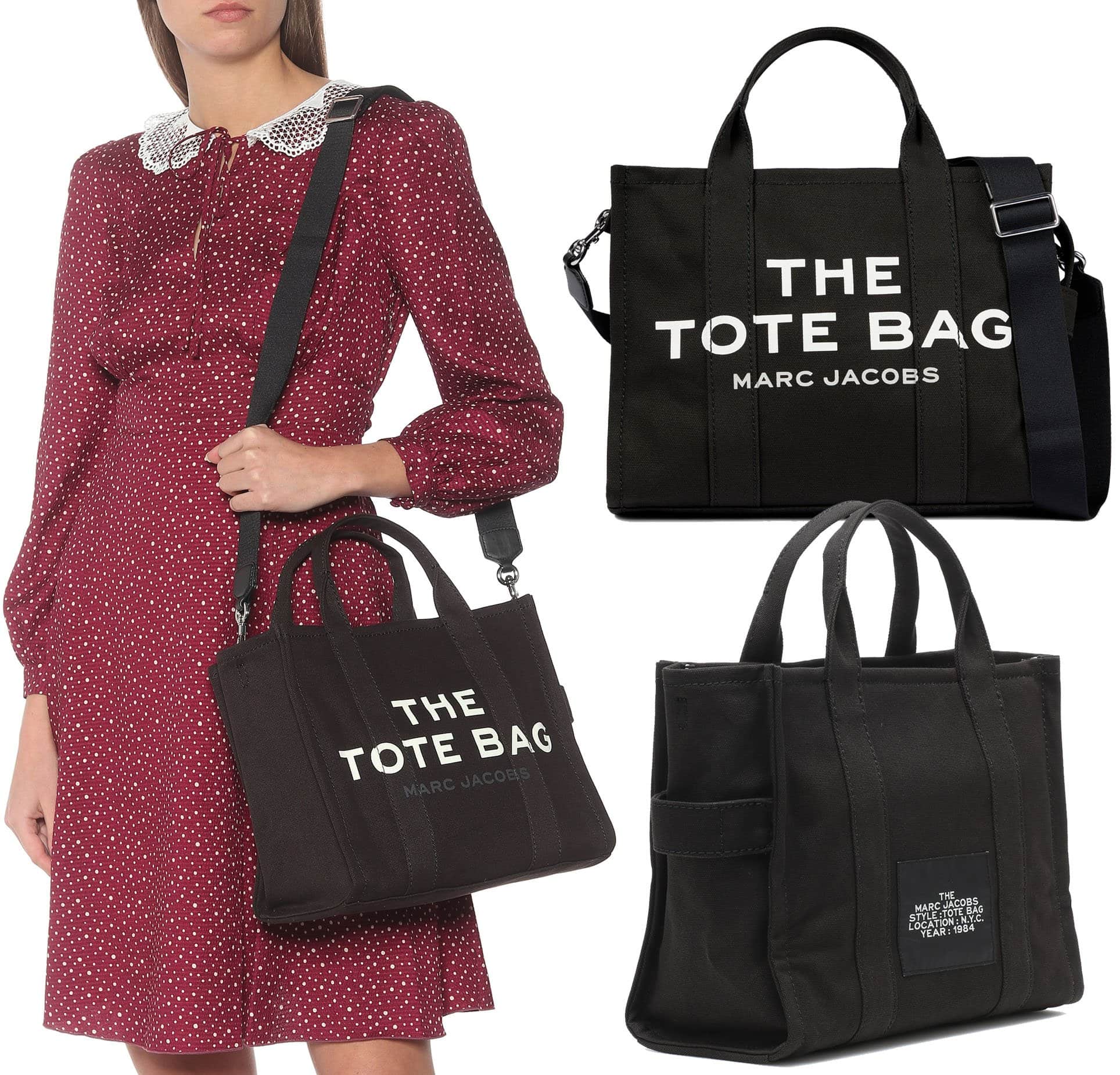 Perfect for overnight stays, The Traveler Small Tote bag has a spacious interior, a logo detailing to the front and rear, a detachable shoulder strap, and rounded top handles