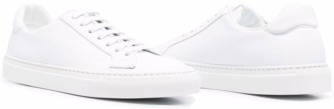 Hand-crafted in Italy from high-quality white calfskin leather, the understated and versatile Cecilia sneakers have white calf leather lining, making them comfortable to wear