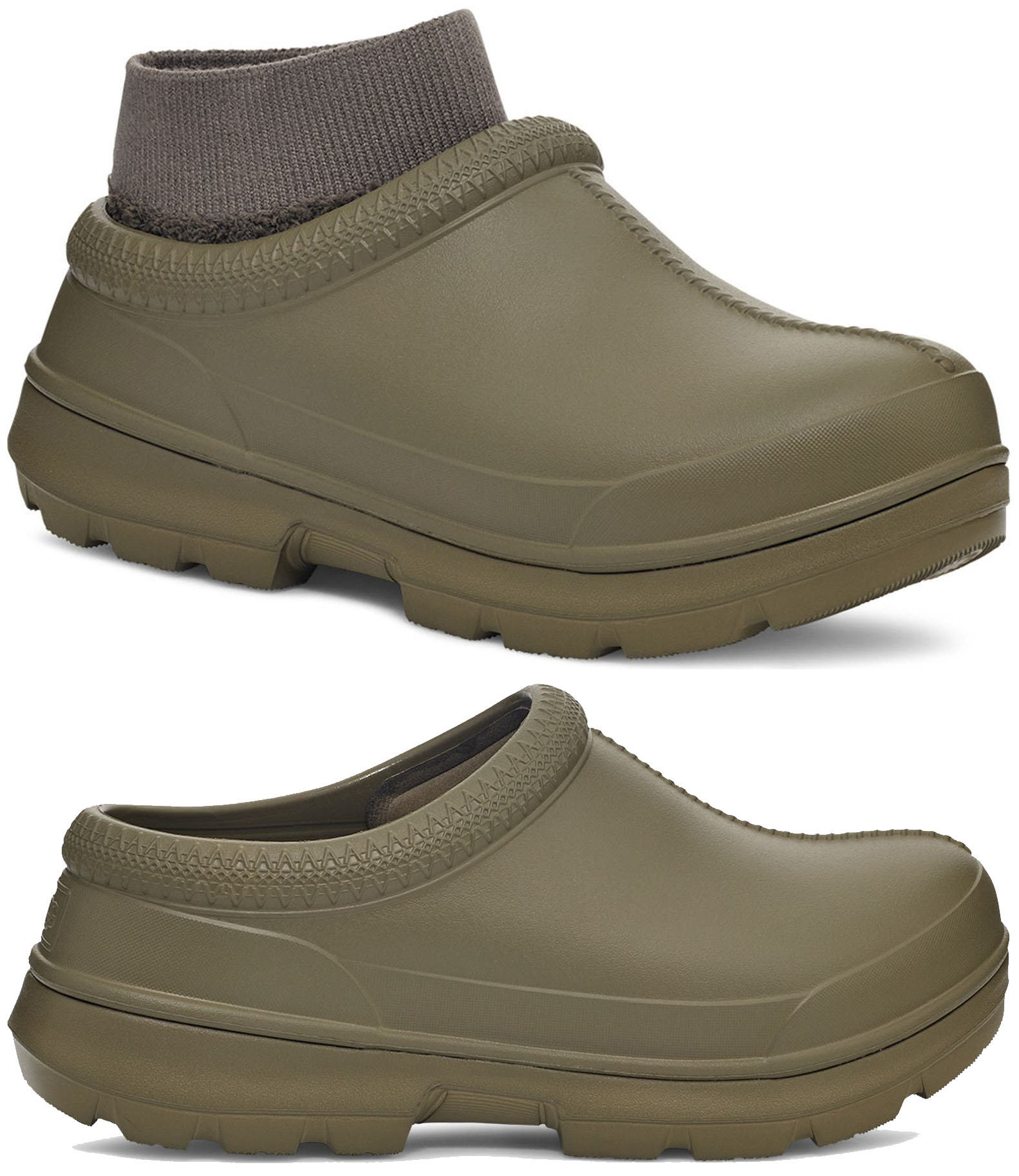 A sleek and waterproof clog, the UGG Tasman X is made from Treadlite by UGG foam and features a removable wool-rich blend sockliner