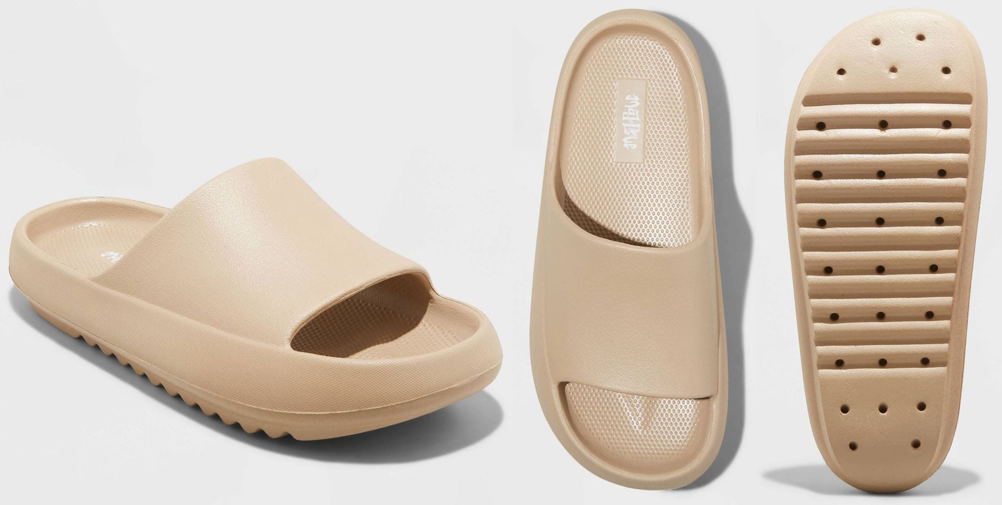 The Mad Love "Star" slide sandal is crafted from the same EVA foam material as Yeezy's version