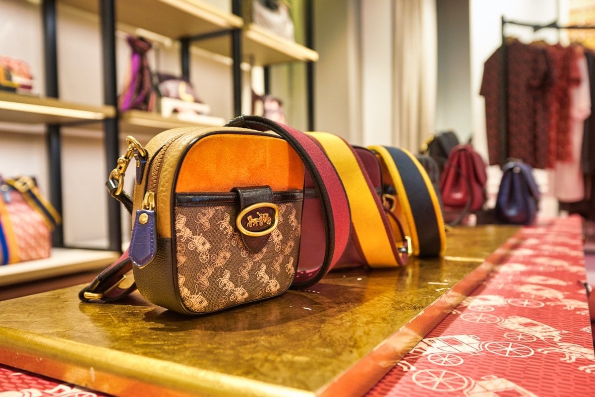 Coach signature handbags are easily identified by the iconic Horse and Carriage motif