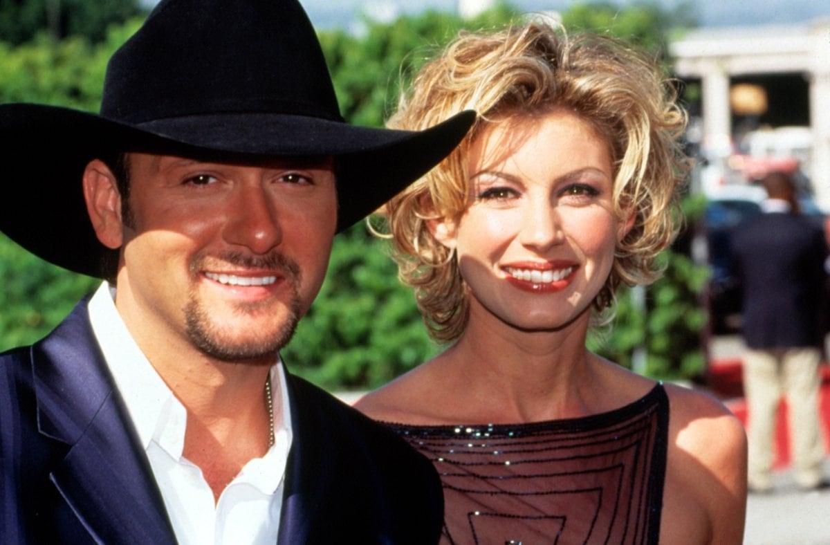 Faith Hill and Tim McGraw first met at a Nashville event in late 1994