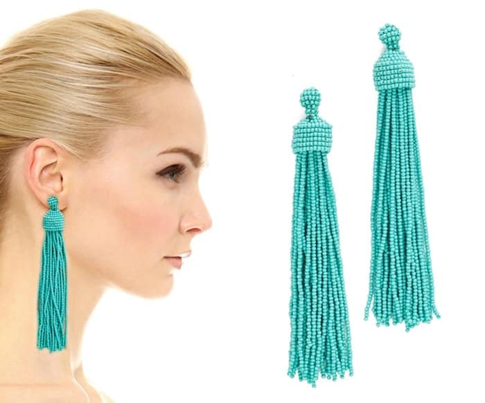 Kenneth Jay Lane Tassel Earrings