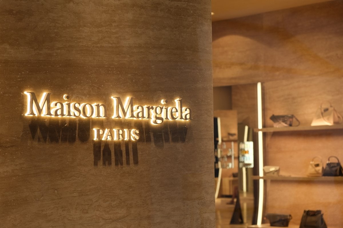 The brand logo of French luxury label Maison Margiela (formerly Maison Martin Margiela)