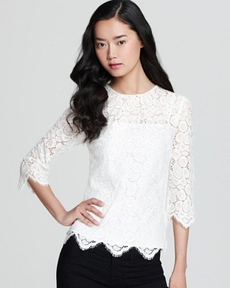 Milly Blouse "Ivy" Lace Scallop