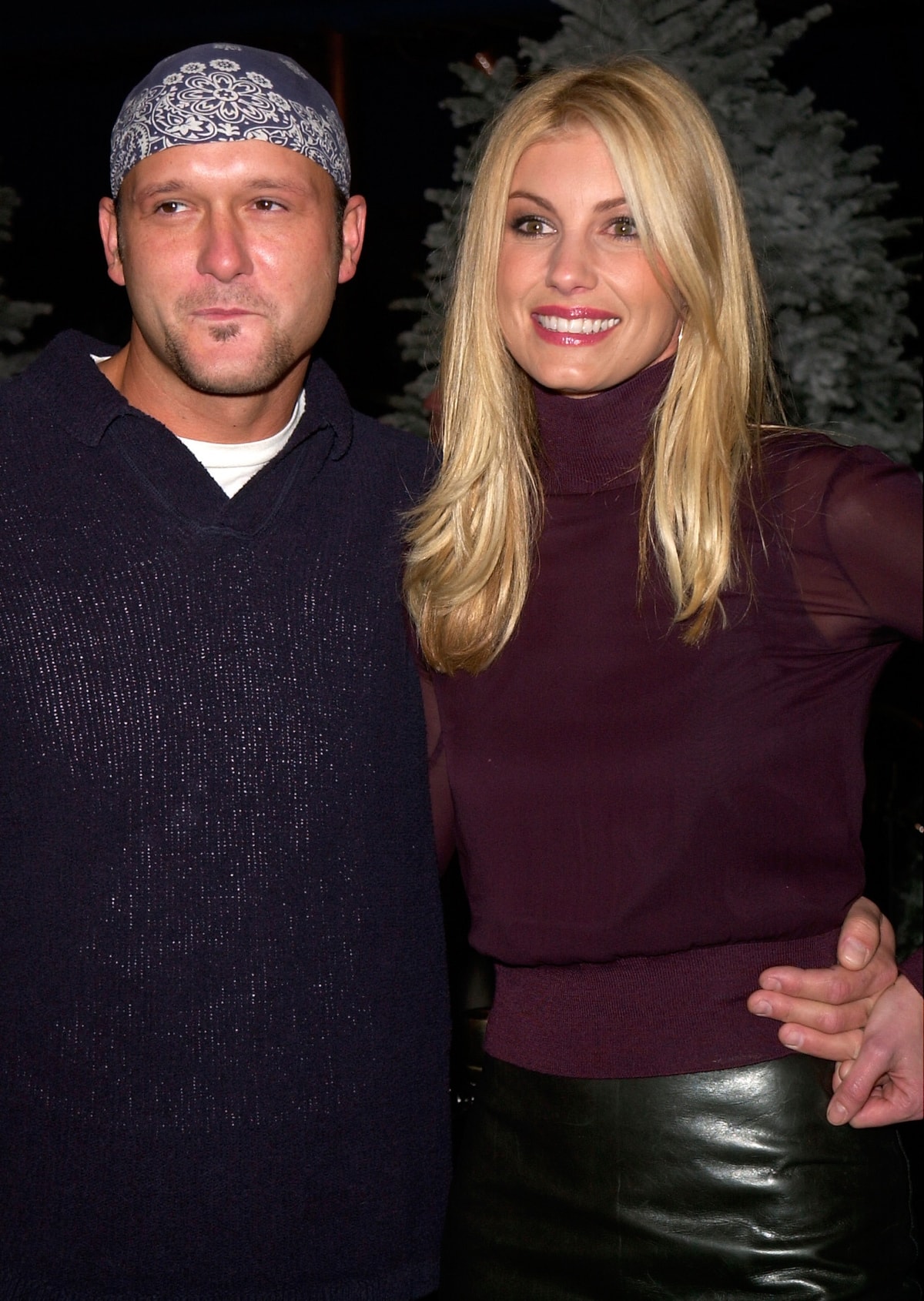 Singer Faith Hill and her husband Tim McGraw at the premiere of How the Grinch Stole Christmas