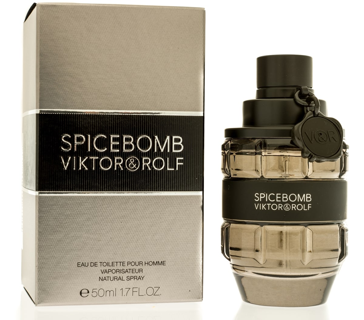 Spicebomb (2012): A daring and dynamic masculine fragrance by Viktor & Rolf, blending bold spices with refined sophistication