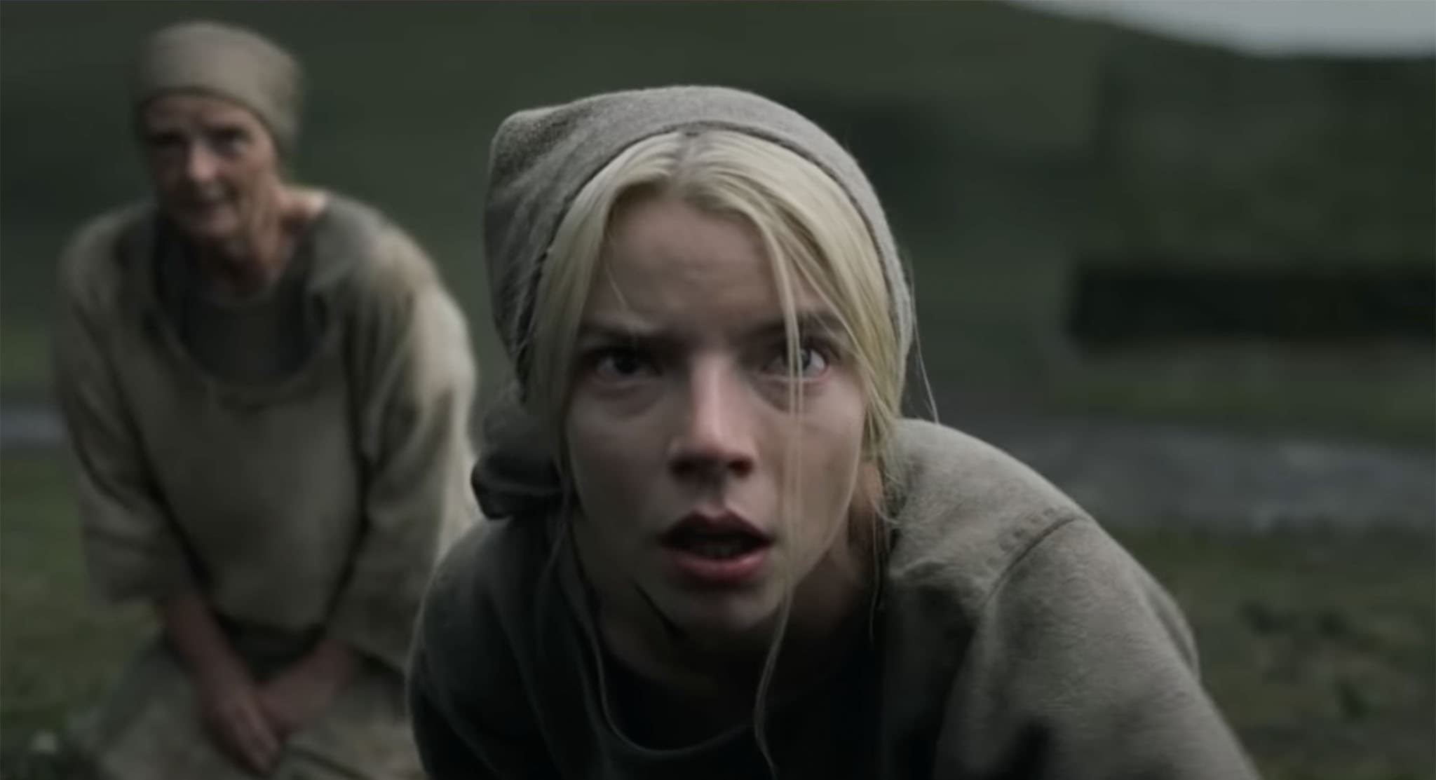 Anya Taylor-Joy plays sorceress Olga of the Birch Forest in the historical epic movie The Northman