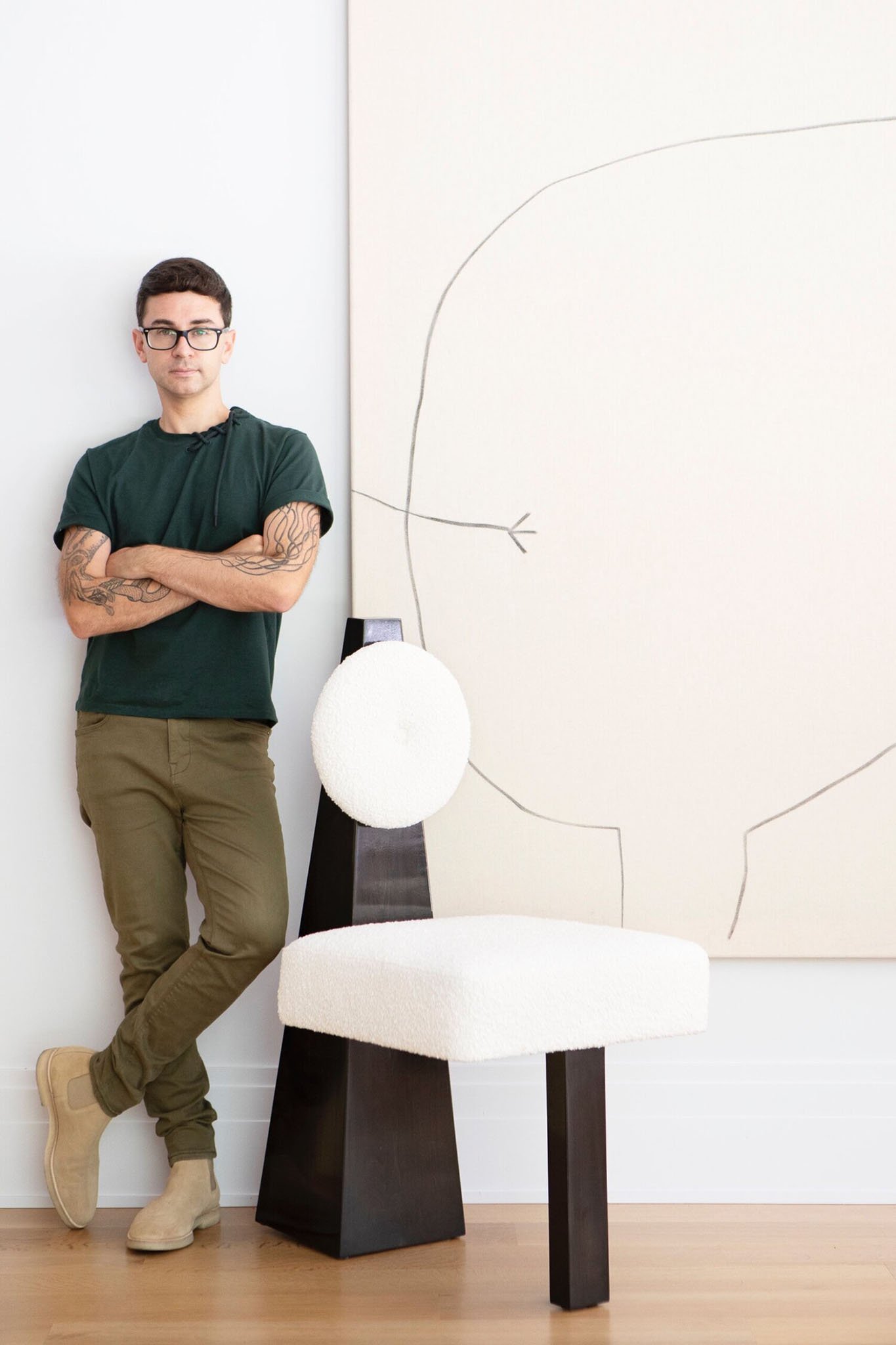 Christian Siriano branched out into interior design with the launch of his furniture collection in 2021