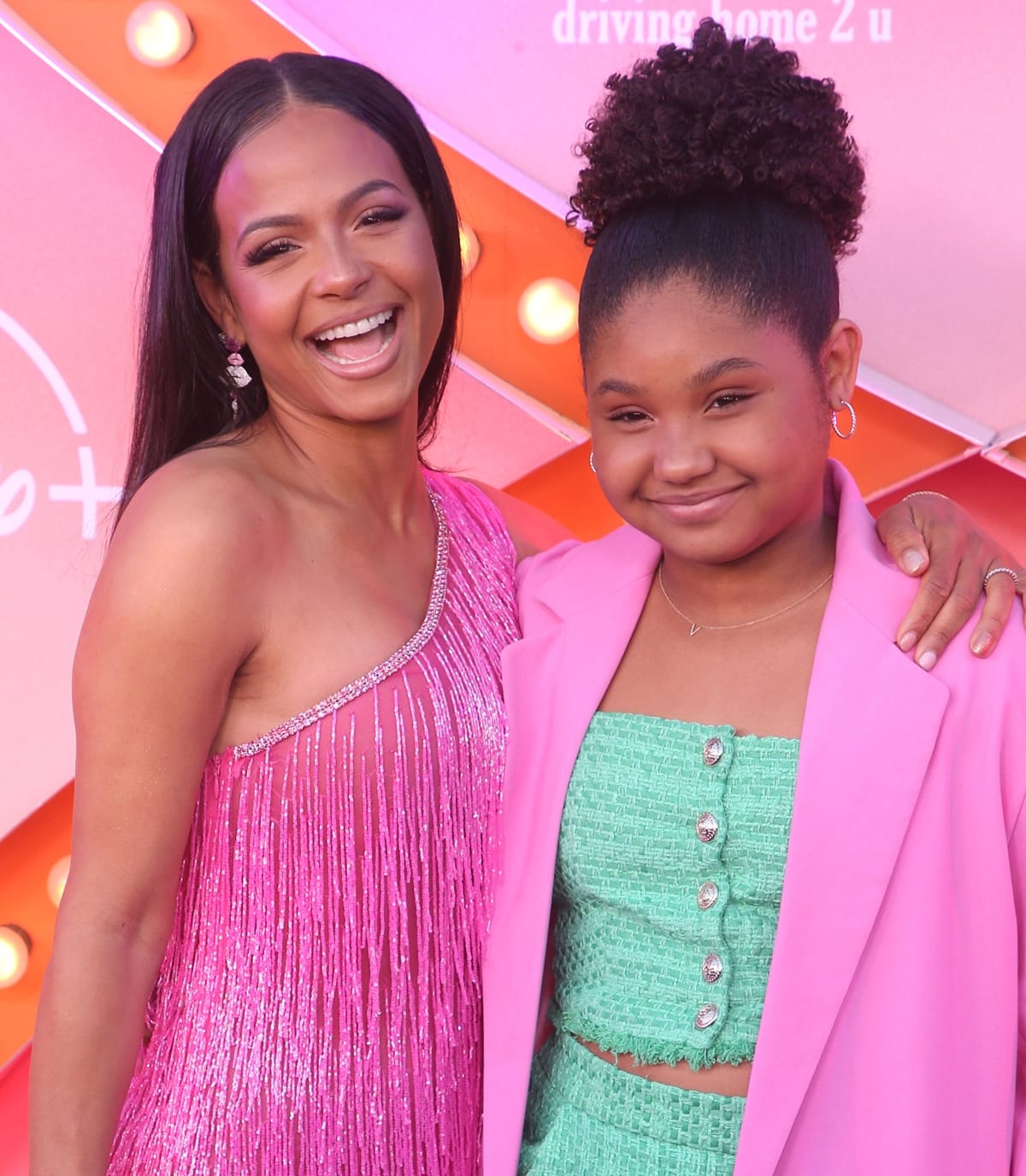 Christina Milian and her daughter Violet Madison Nash, whom she shares with her ex-husband Terius Youngdell Nash, better known by his stage name The-Dream