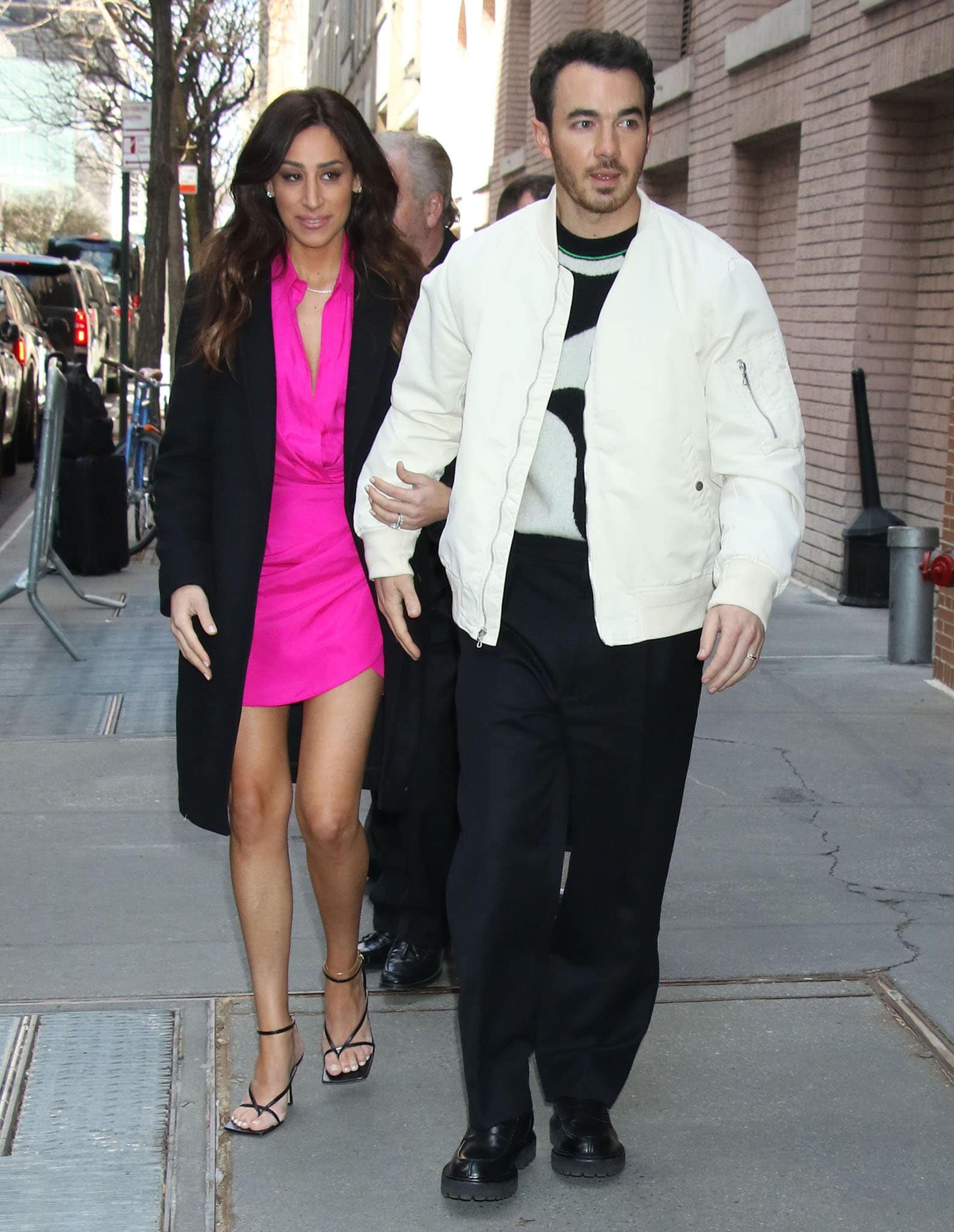 Danielle and Kevin Jonas continue their promo tour as they head to The View after their GMA appearance