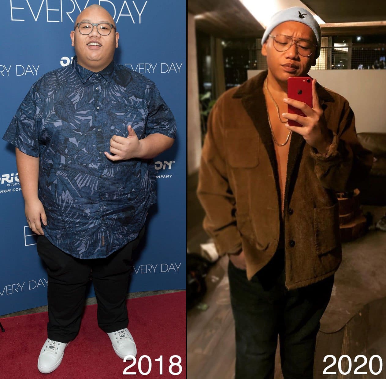 Jacob Batalon focused on his overall health in 2020, resulting in a 112-pound weight loss
