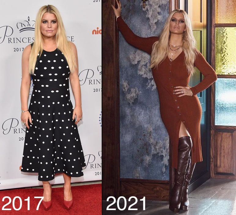 Jessica Simpson lost 100 pounds following the birth of her third child in 2019