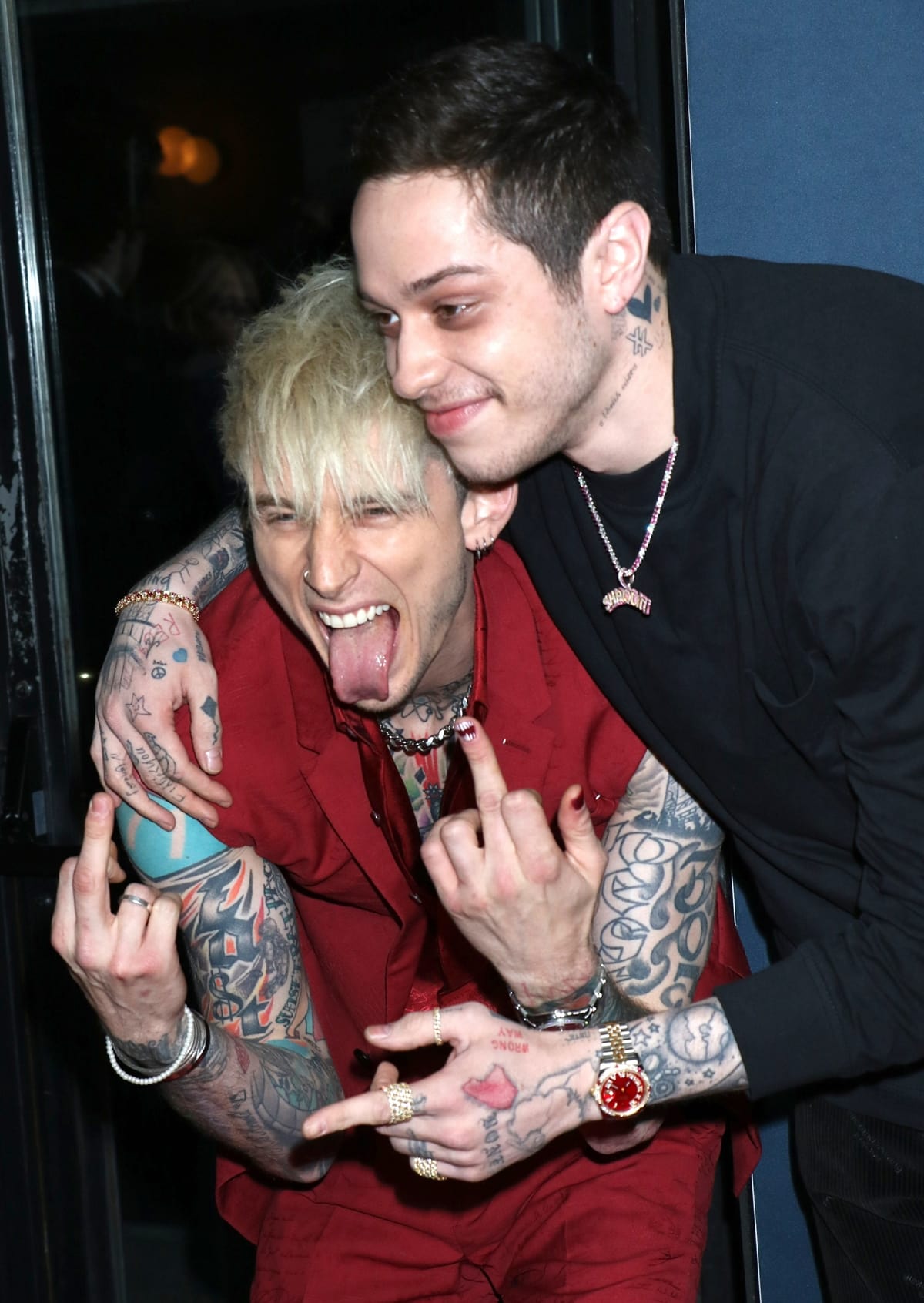 Machine Gun Kelly (AKA Colson Baker) and Pete Davidson became friends after meeting on the set of "Wild 'N Out" in 2017