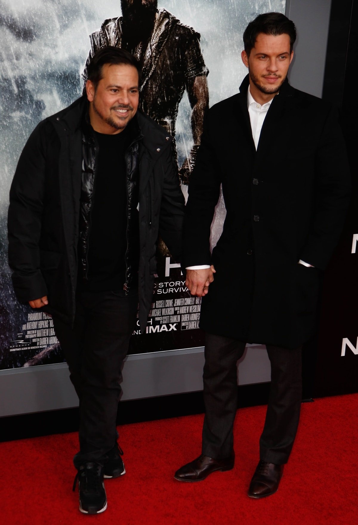 Narciso Rodriguez with his husband Thomas Tolan at the premiere of 