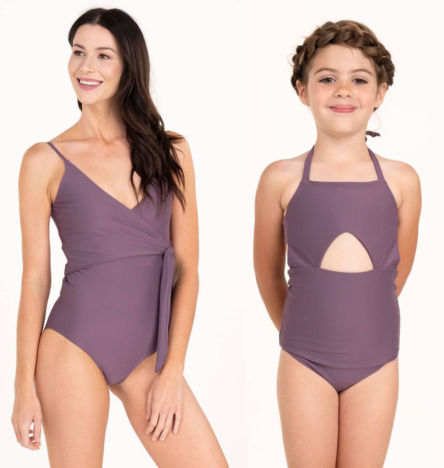 Mom Bod One Piece Toasted Mauve; Malibu One Piece Toasted Mauve