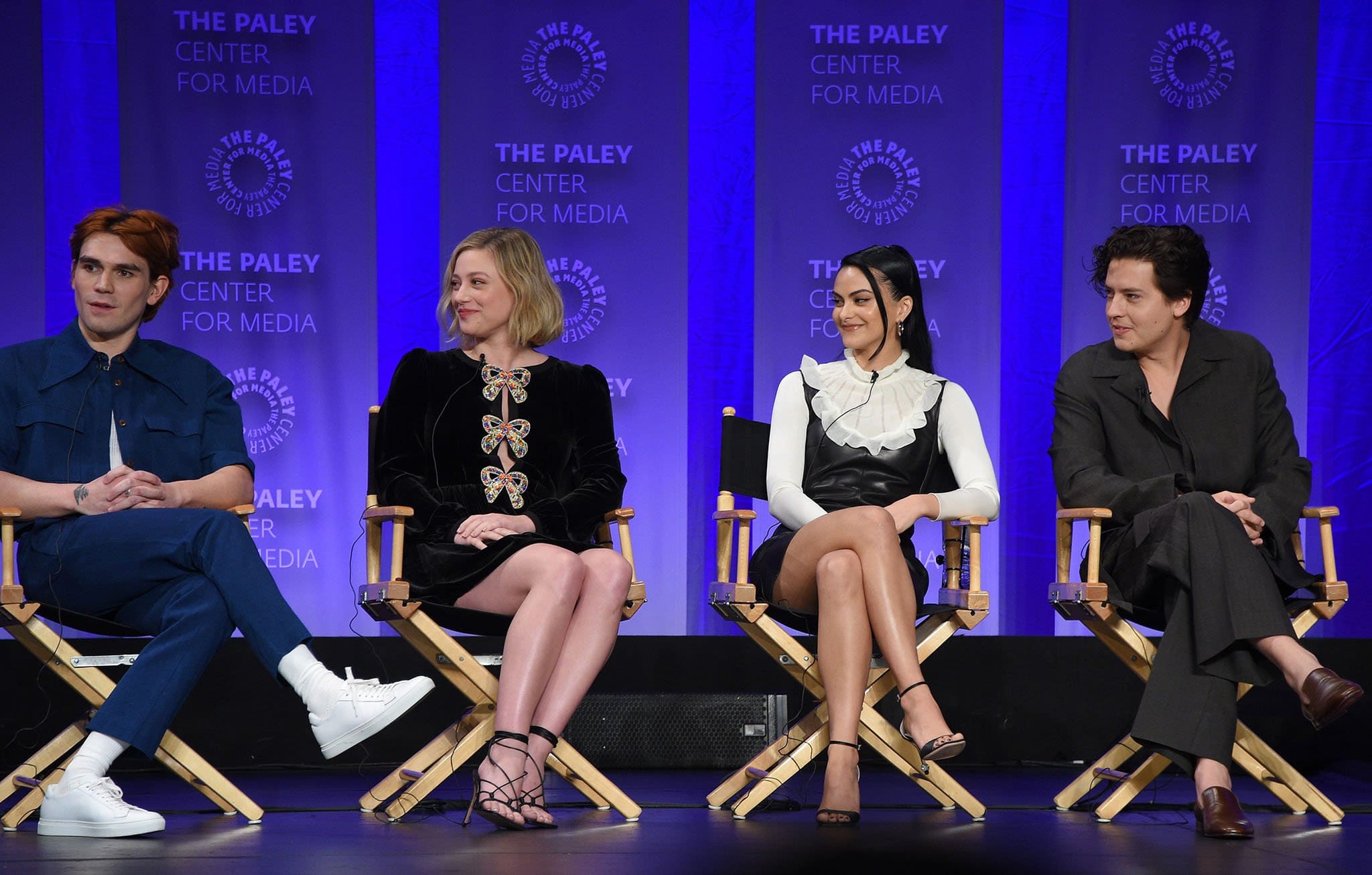 The cast of Riverdale attend the 2022 PaleyFest held at Dolby Theatre on April 9, 2022
