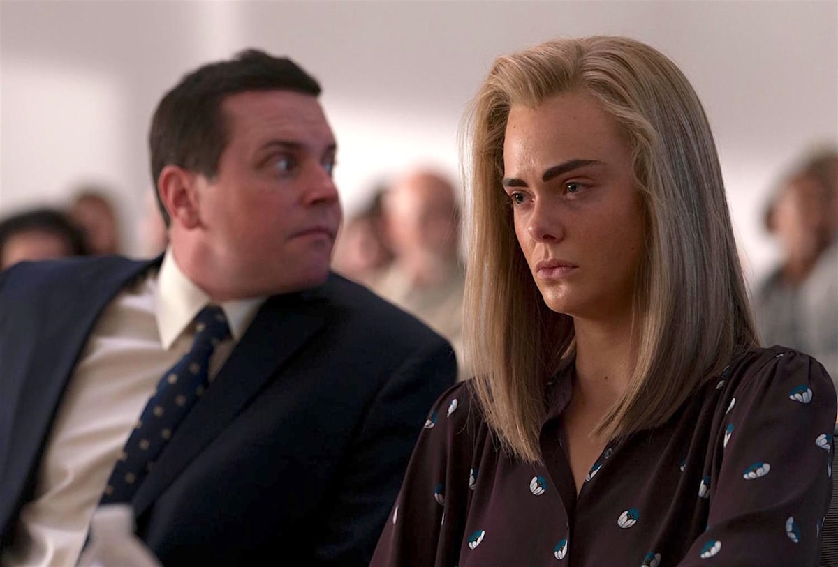 Elle Fanning as Michelle Carter in the American drama miniseries The Girl from Plainville