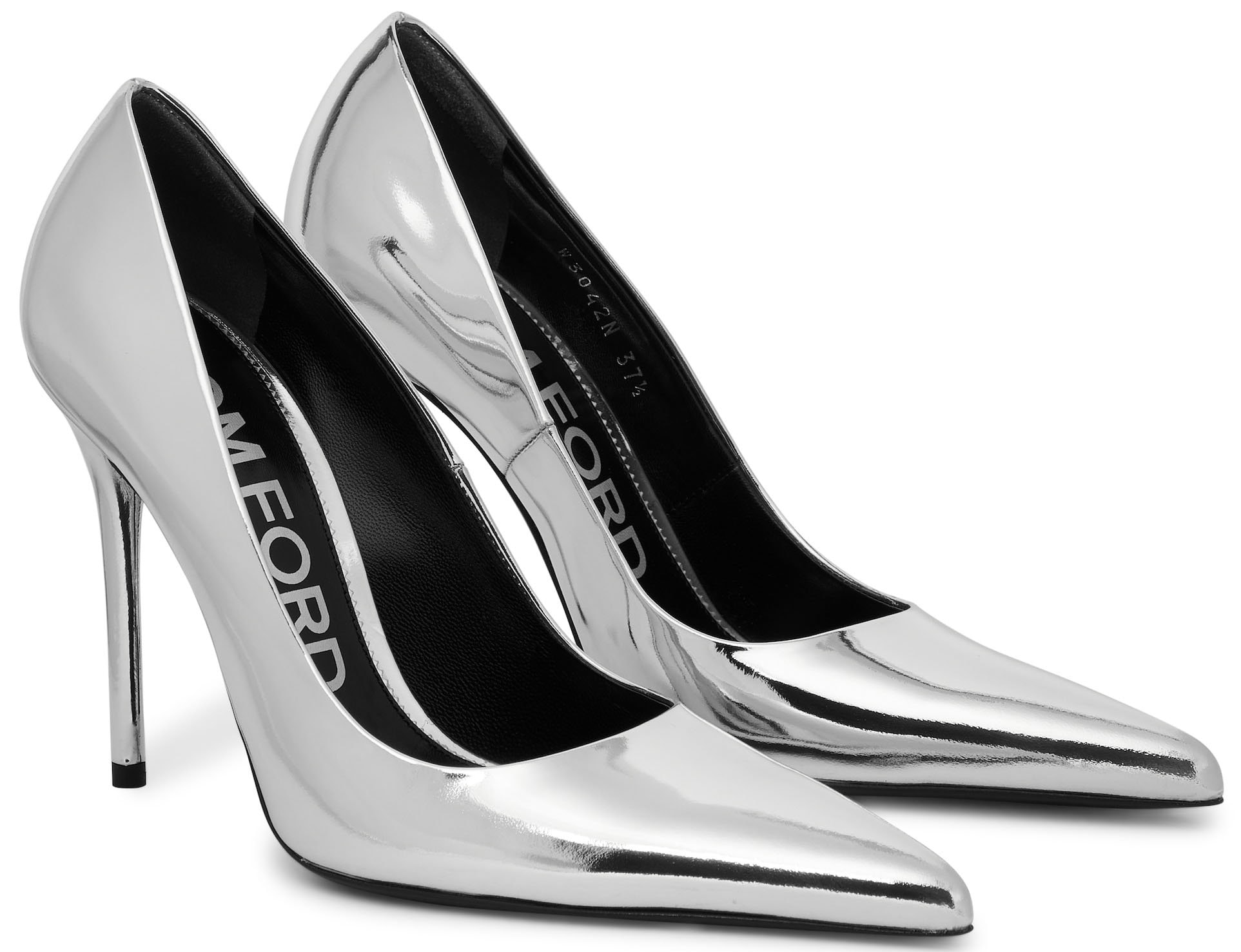 These Tom Ford pumps are made from metallic calf leather with a mirror-like finish