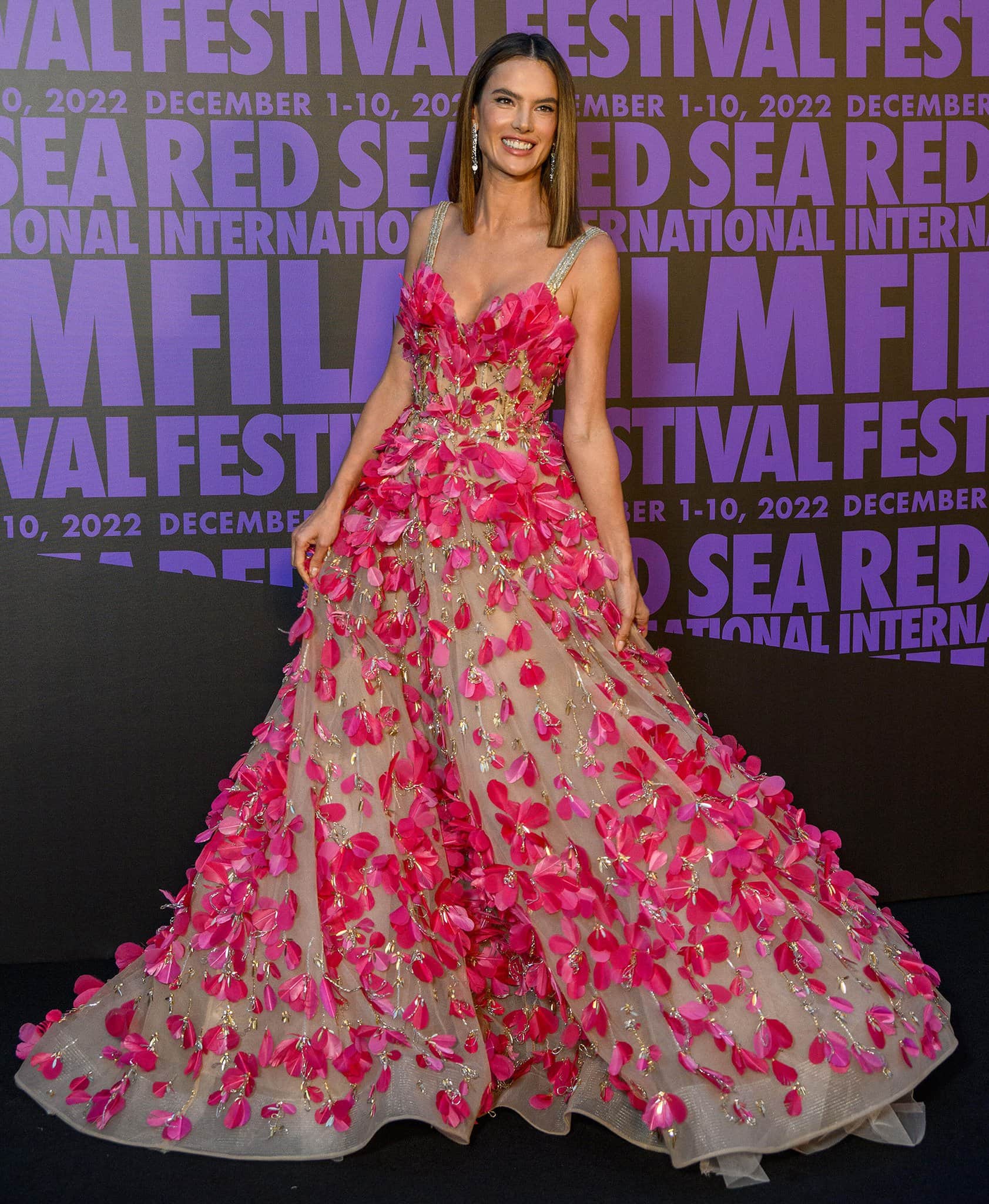Alessandra Ambrosio at the Celebration of Women in Cinema Gala during the 75th Cannes Film Festival on May 21, 2022