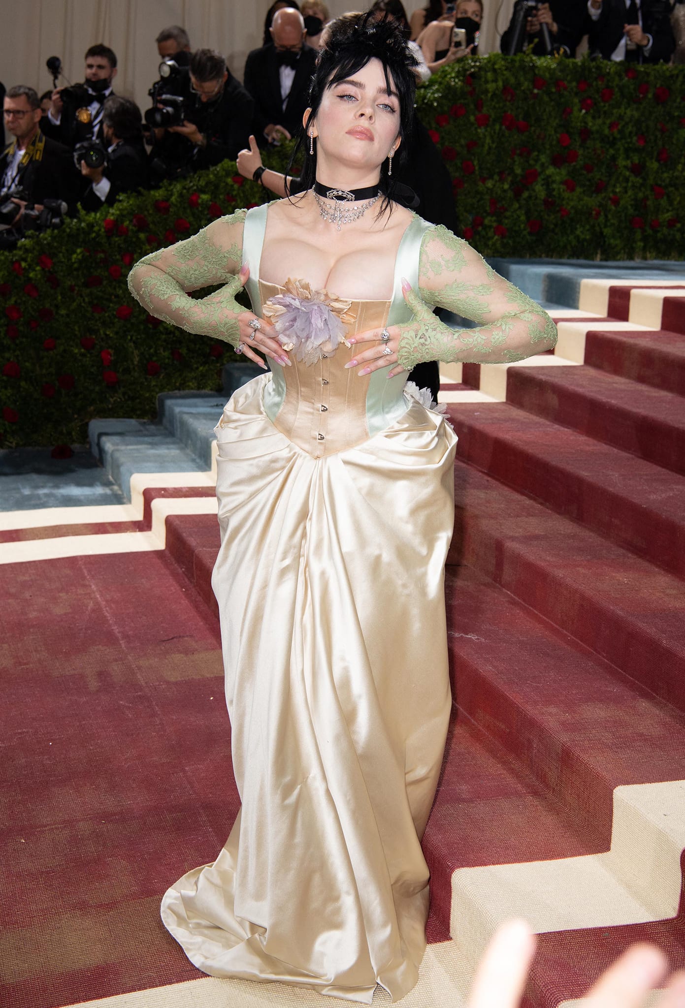 Billie Eilish nails 2022 Met Gala gilded age theme in eco-friendly custom Gucci gown