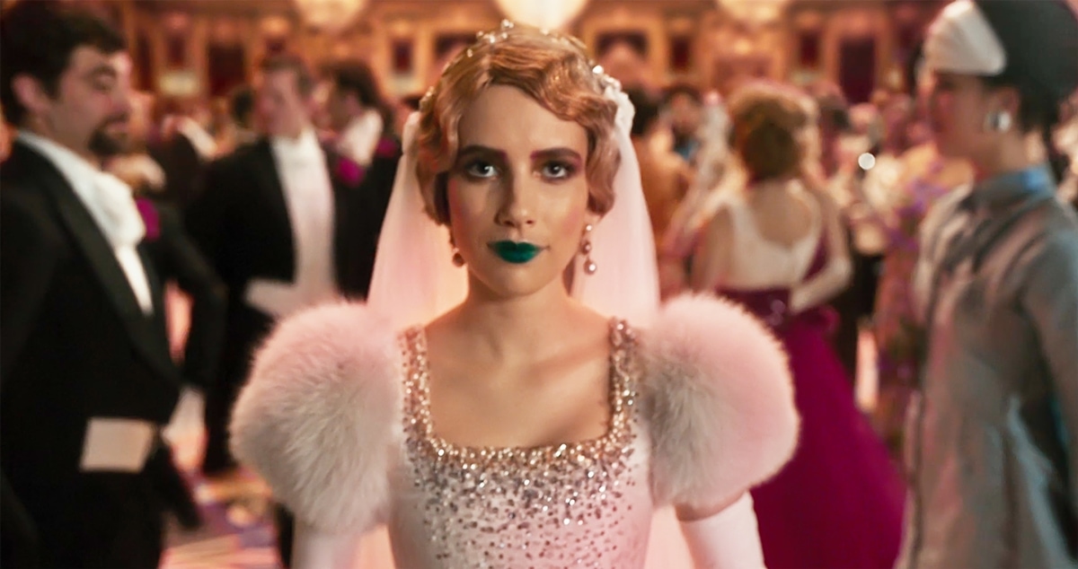 Emma Roberts plays a young woman sent to Paradise in the 2019 Spanish science fantasy thriller film Paradise Hills
